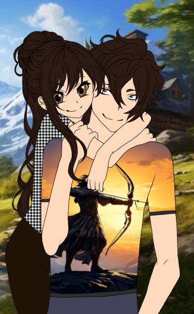 Olivia and her twin Edward Portland