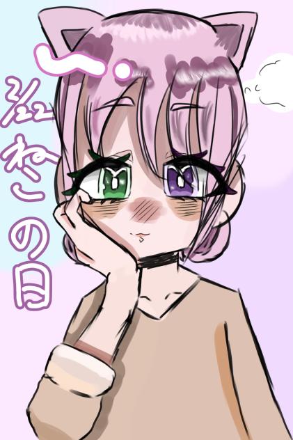 猫の日なの忘れてたฅ( '-' ฅ )ﾈｺﾊﾟﾝﾁ