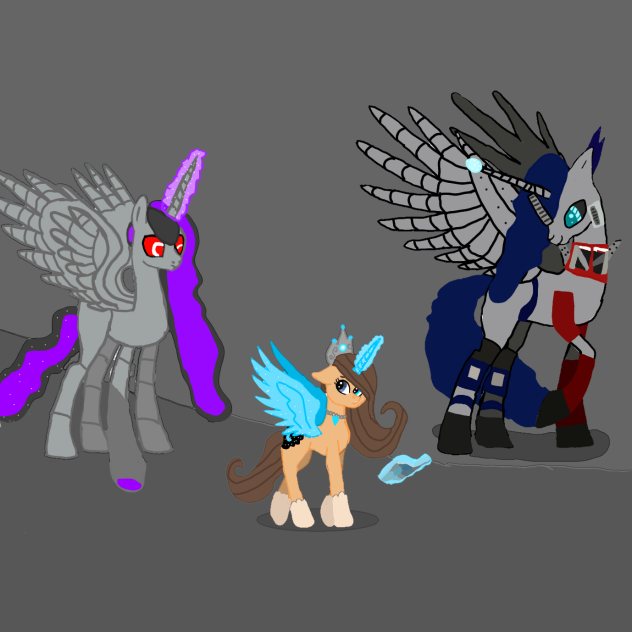 Luna meets the two leaders