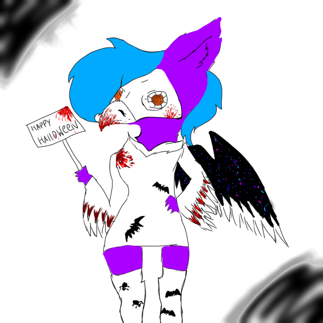 Happy Halloween art speed paint