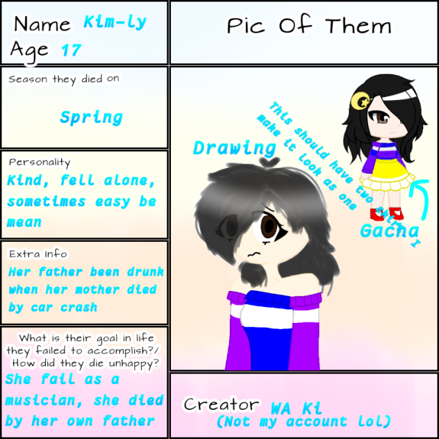 OC for Memories comic