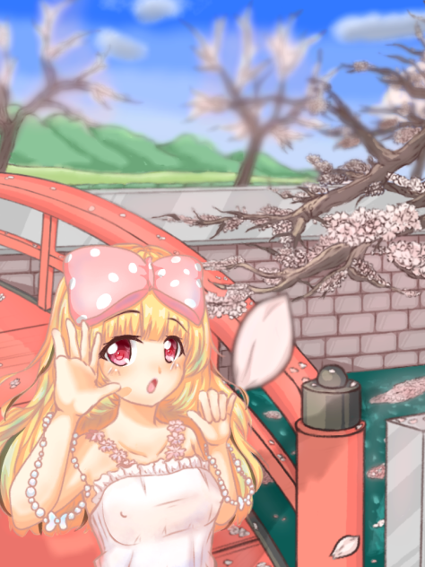 桜とあげは