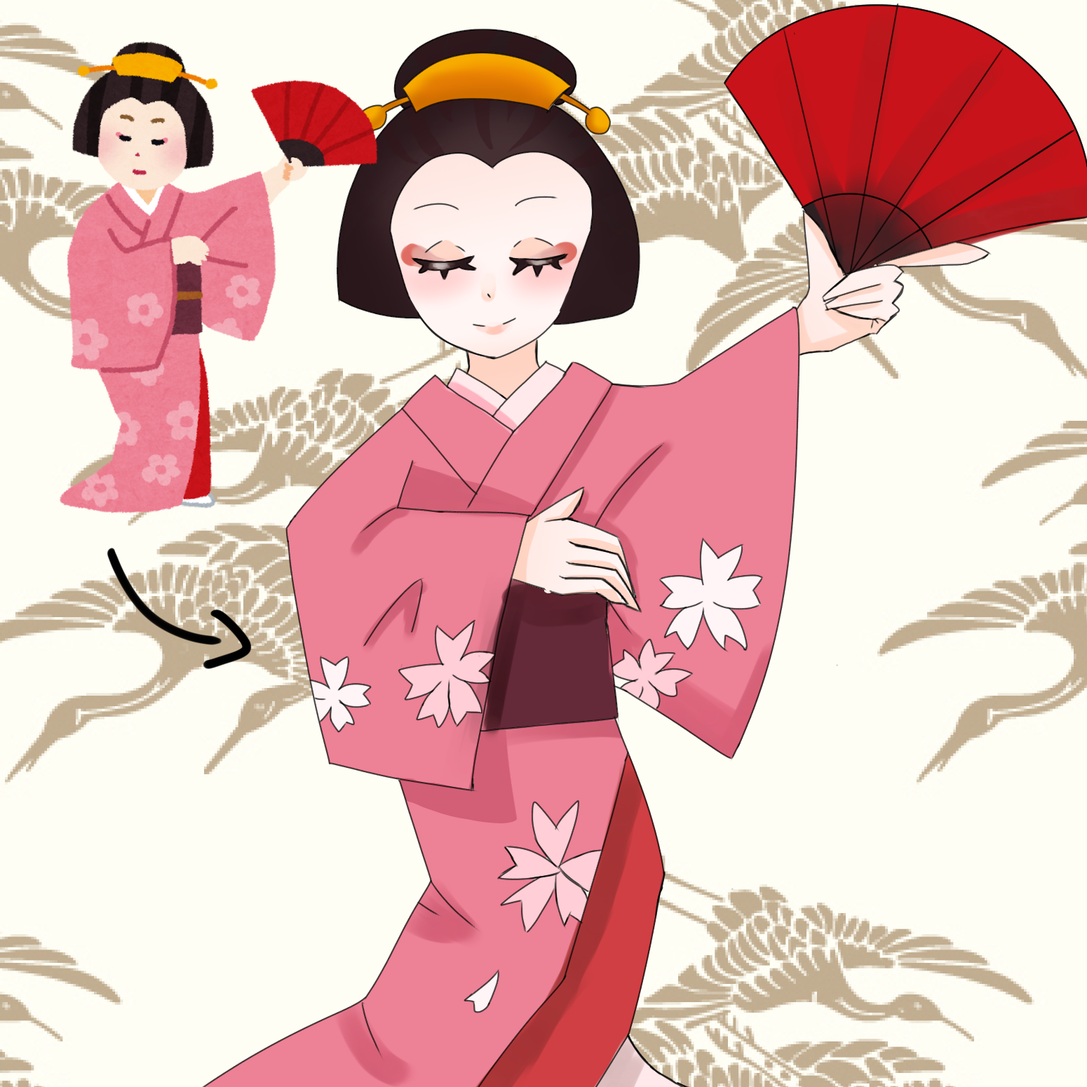 イラストやの舞妓さん - ibisPaint