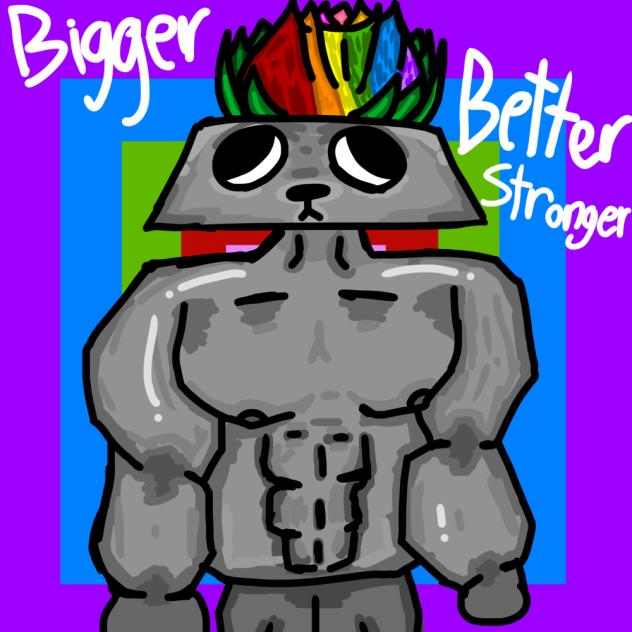 Pebble from dandy’s world (but strong)