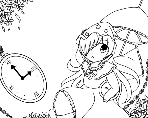 線画旧幽香
