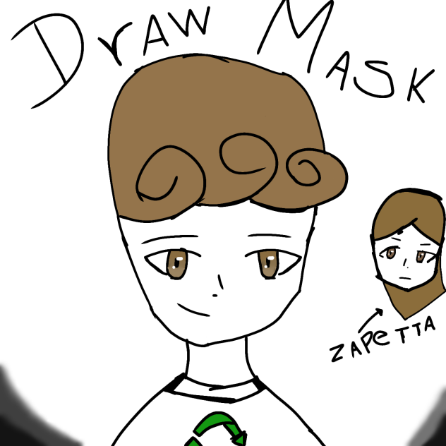 Draw mask e sua irmã