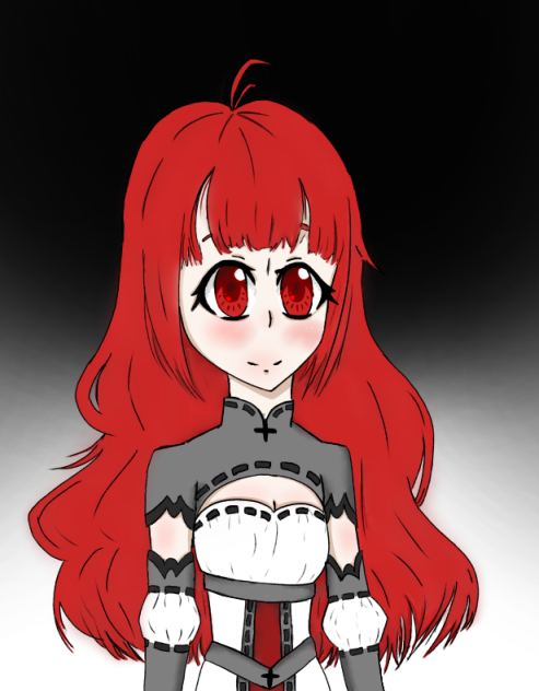 cute red-head - ibisPaint