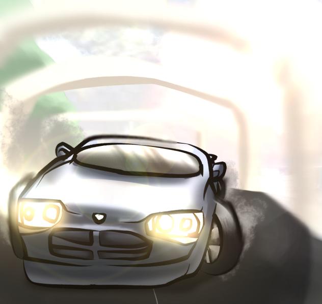 Drifting again with Dodge Charger RT - ibisPaint