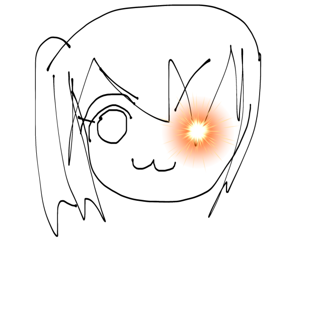 手でかいた