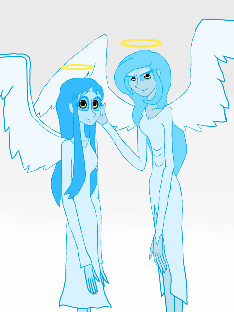 Aniela (mother) and Alice (daughter)