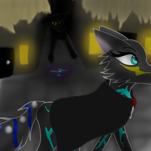 here in the dark