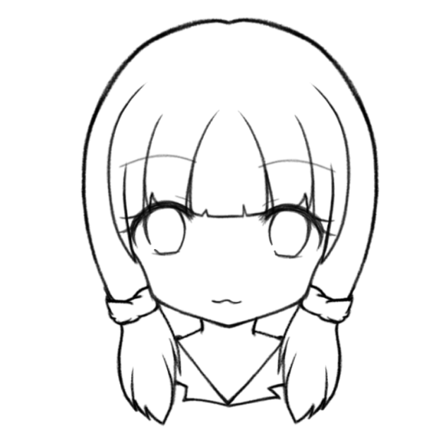 塗り絵用線画っ