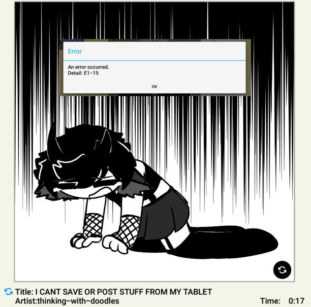 I CANT SAVE OR POST STUFF FROM MY TABLET
