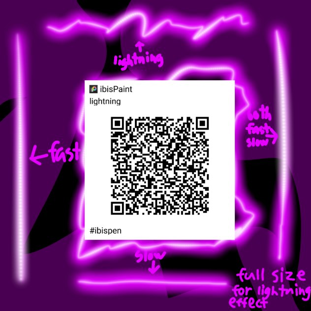 lightning bolt brush 😻 ibisPaint