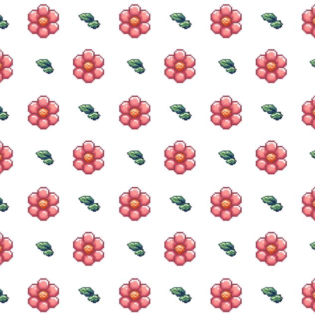 pink rose pattern 2