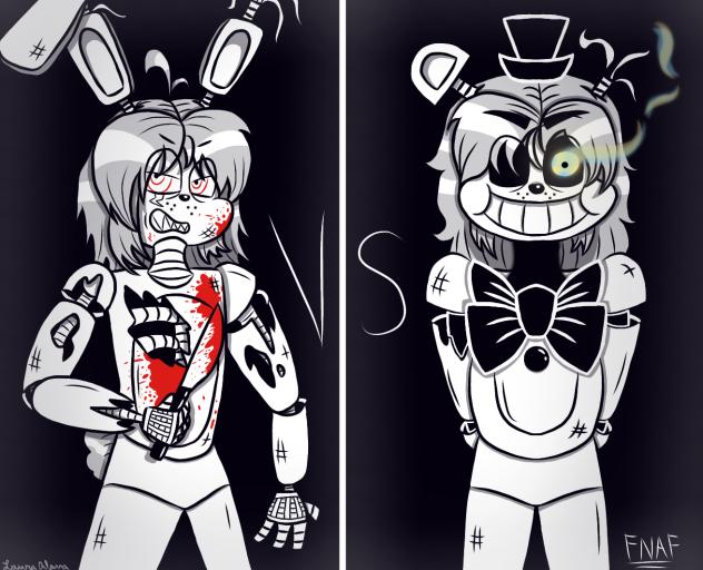 Springtrap X Golden Freddy