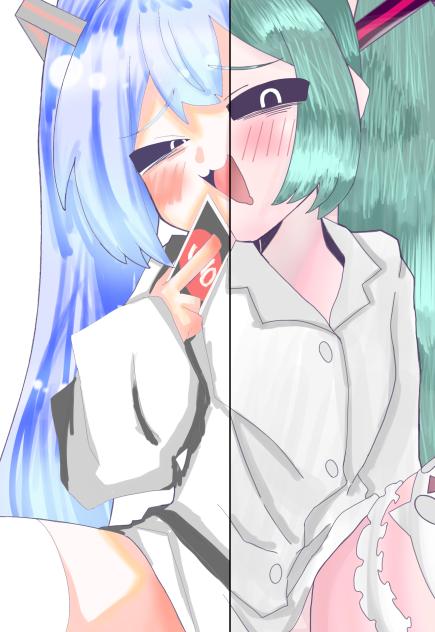 まちゅさんとみむかゥわで合作！