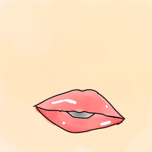 lip drawing