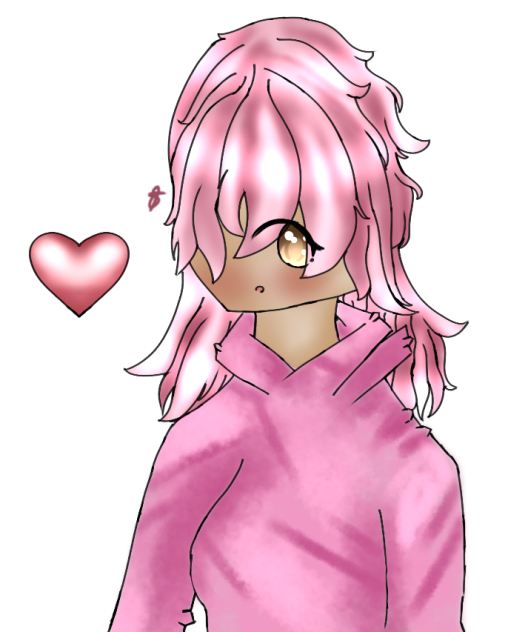 Pinky's Drawing as a girl