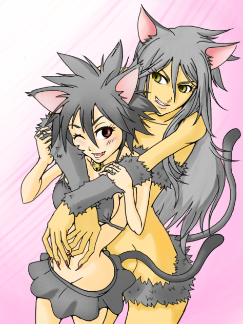 猫田猫美と猫川猫華