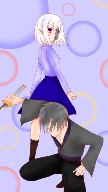 顔無しさんとダンダリオン(創作)