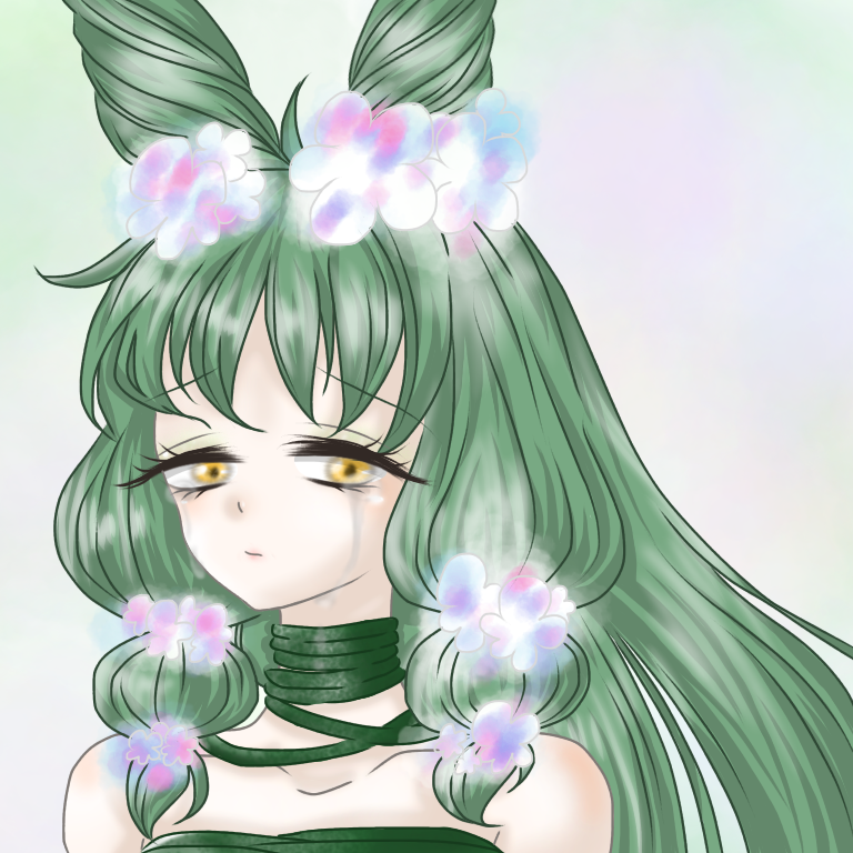 森のニンフ エコー Ibispaint