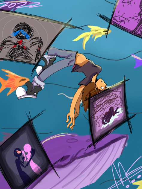 floating through the past - ibisPaint