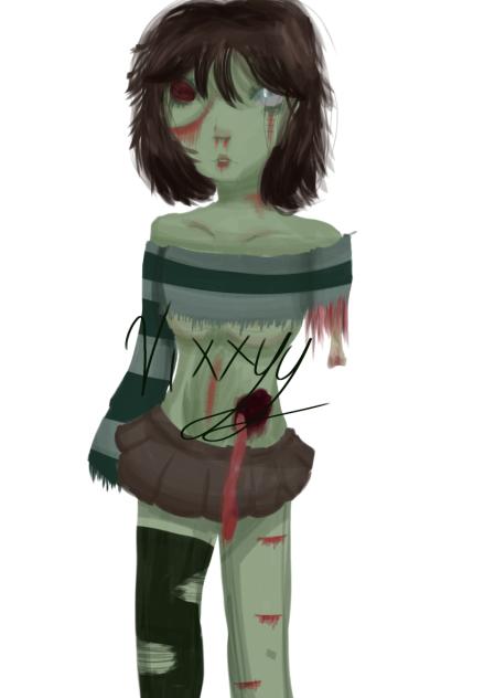 Old zombie drawing