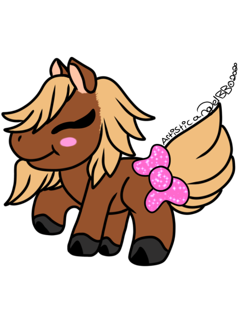 Chibi Brown Horse - Speedpaint