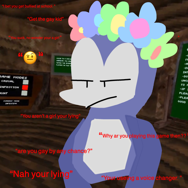 pov- your a girl that plays gorilla tag