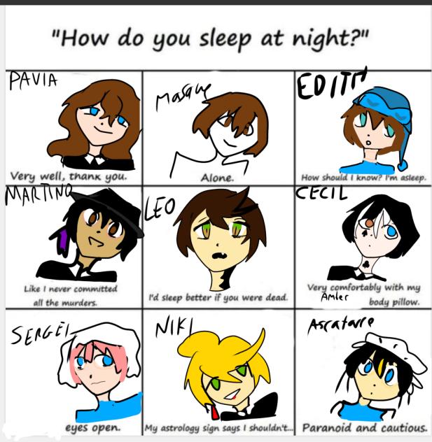 Sleep at night-my comic oc edition
