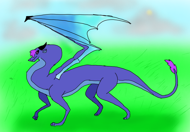 (speed paint) drawing a dragon 😊 - ibisPaint