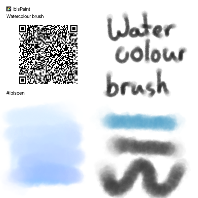 Water colour brush