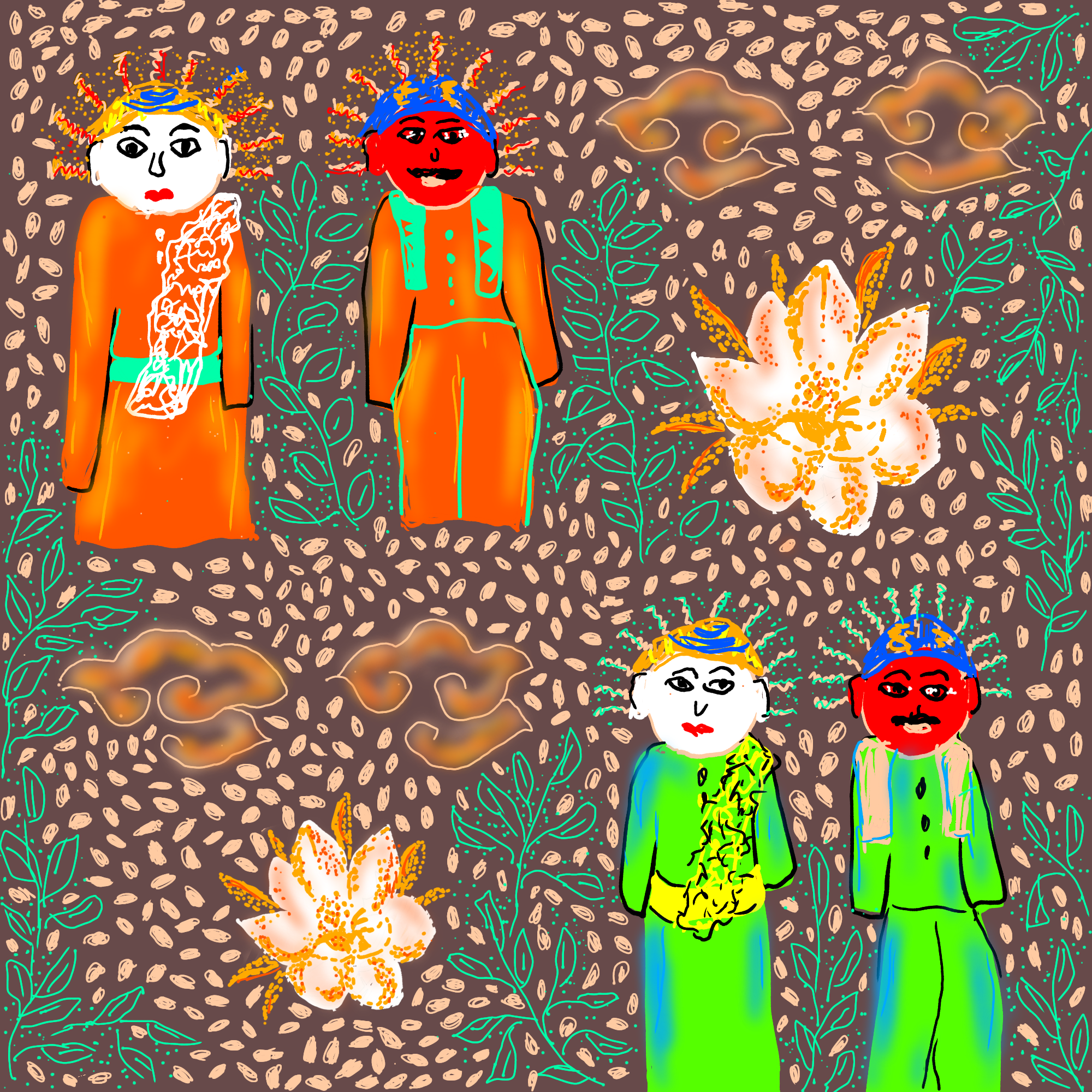 batik jakarta - ibisPaint