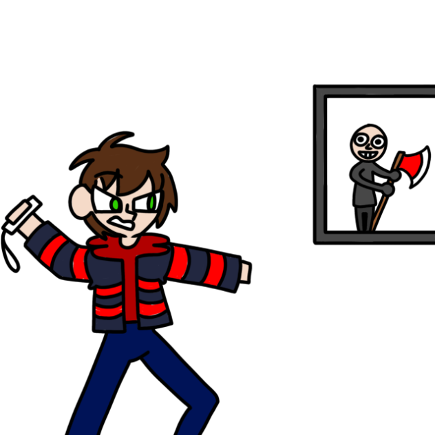 Kyle Sanders throws a Wii remote