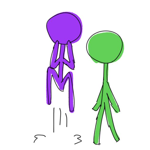 PURPLE X GREEN