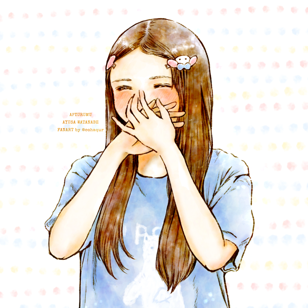 キャラクターヘアピンの女の子。