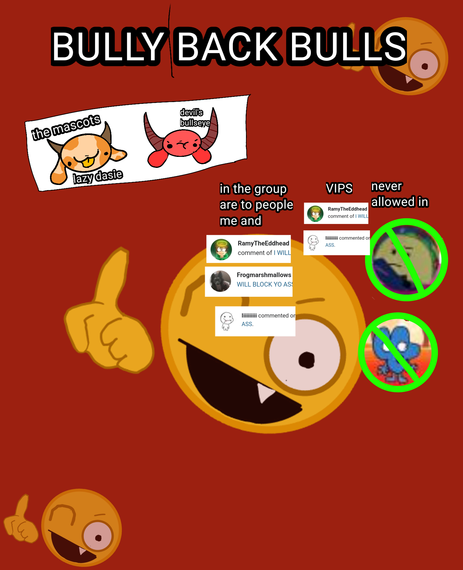 BULLY BACK BULLS - ibisPaint