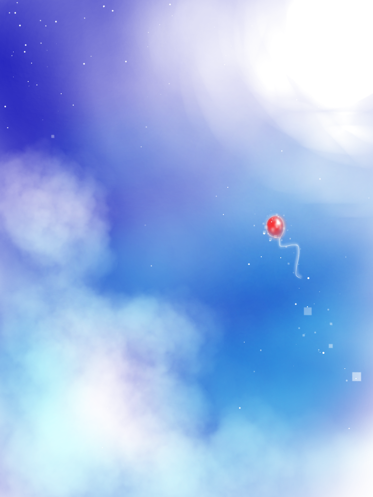 空飛ぶ風船 Ibispaint