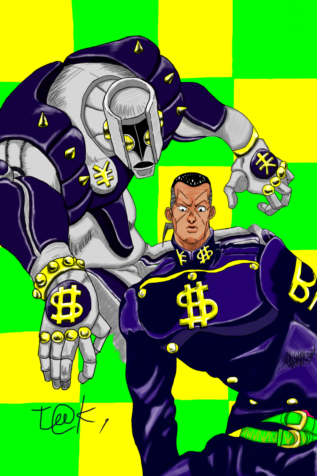 ザ ハンド 虹村億泰 Ibispaint