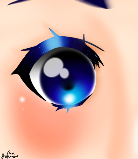 deep blue eye