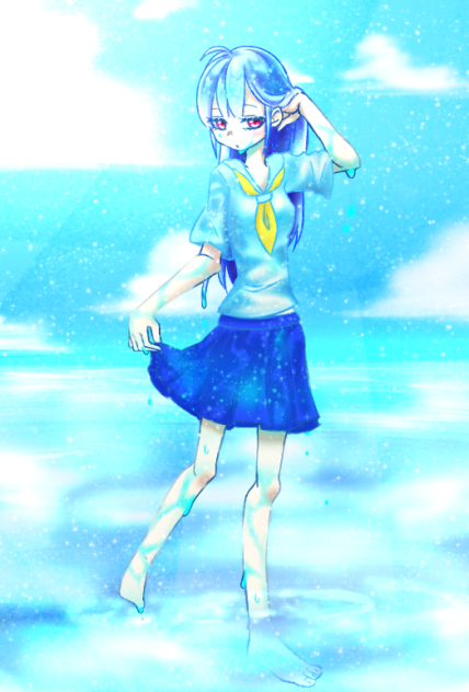 空と海とセーラー服