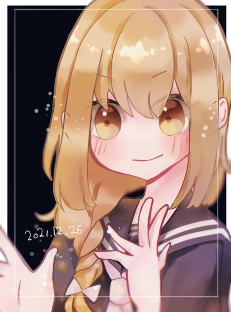 セーラー服・三つ編み