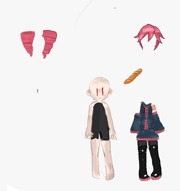 Teto paper doll