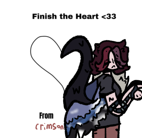 Finish the heart - ibisPaint