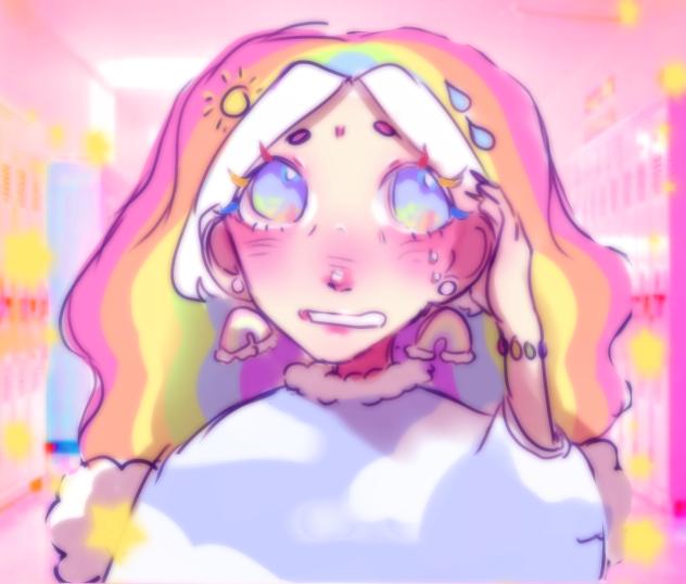 ‘Draw a rainbow girl’ -4 yo