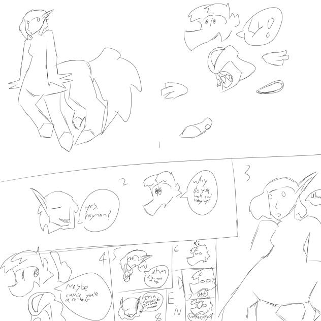 Rayman and Ly comic