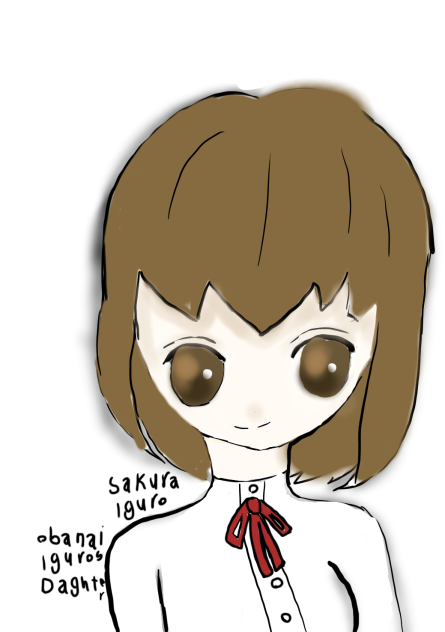 My first drawing😂👌🏻 (WHY TF ITS OBANAI_)