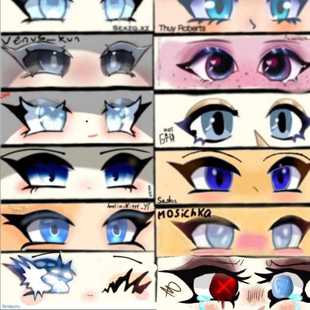 Gacha eye collab with Raindbunny & more
