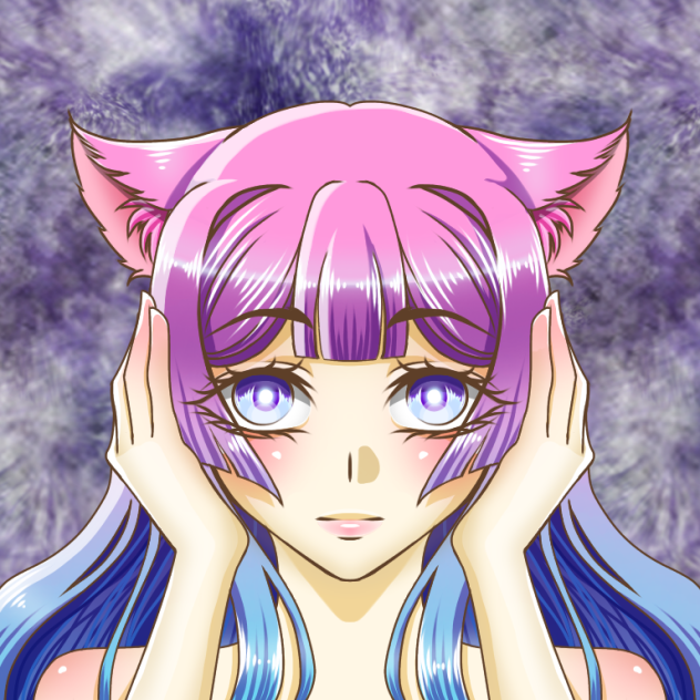 結局自分で塗ってみた(線画「聞きたくない」)